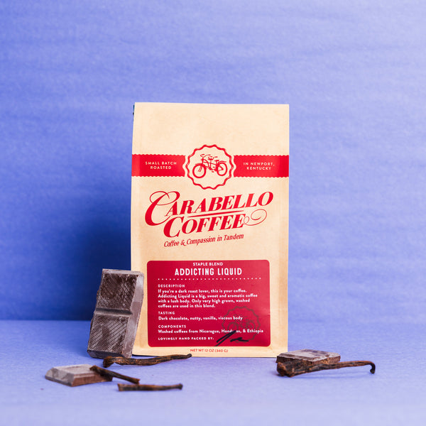 Addicting Liquid Dark Roast Blend – Carabello Coffee