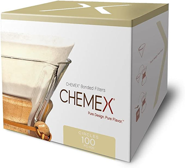 Box of 100 chemex bonded circle filters