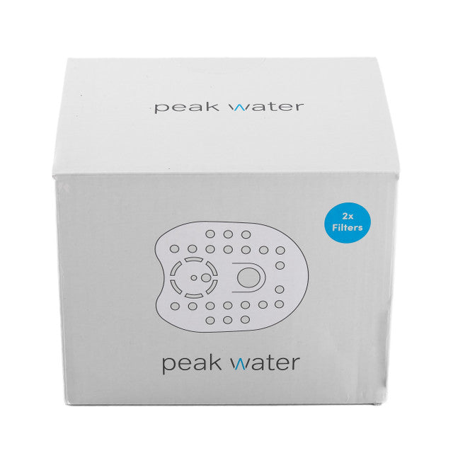 one box with two sets of filters that go in a peak water filter 