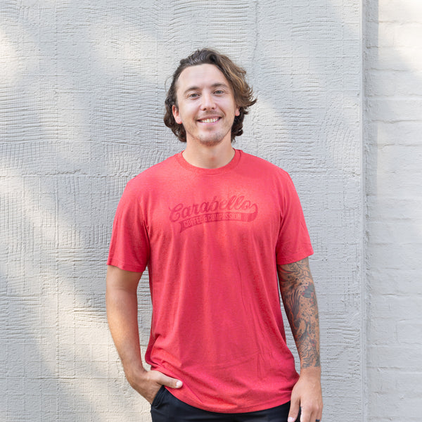 Red Carabello Baseball Tee