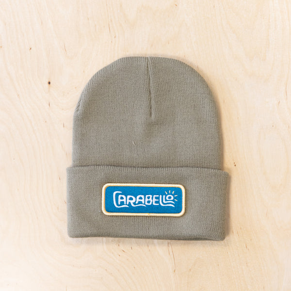 Carabello Embroidered Patch Beanie