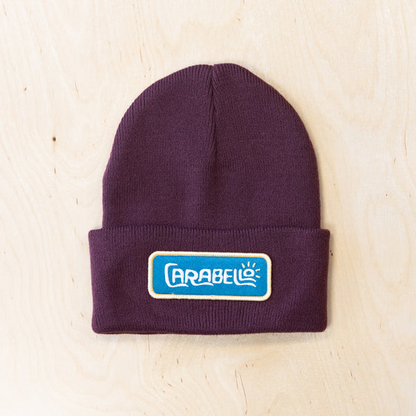 Carabello Embroidered Patch Beanie