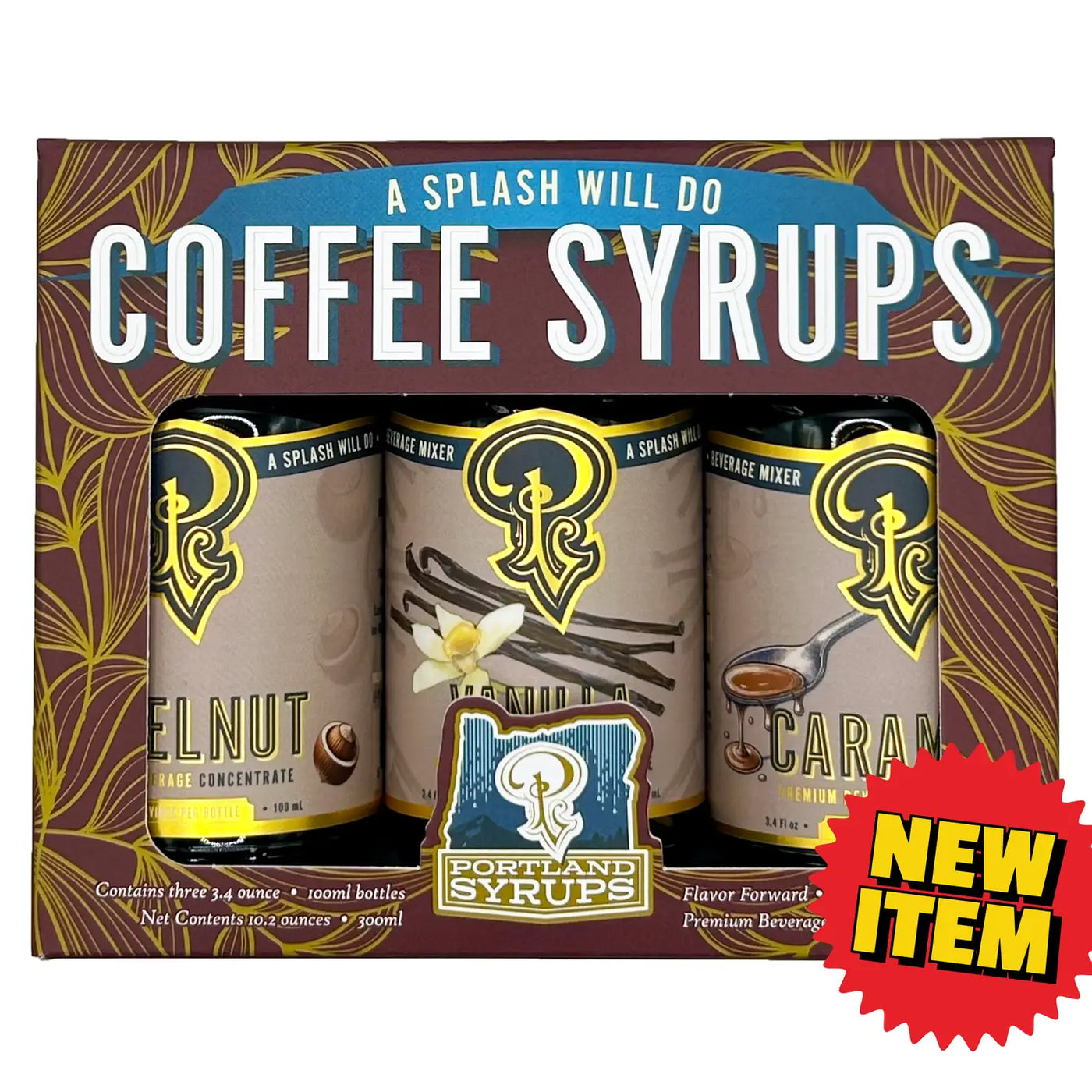 Coffee Syrup Set-vanilla, hazelnut and caramel – Carabello Coffee