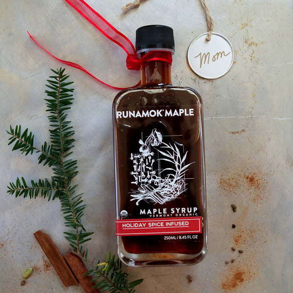 Holiday Spice Infused Maple Syrup
