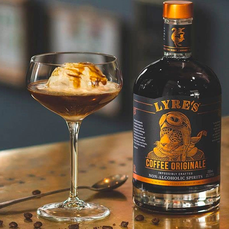 Coffee originale on ice cream