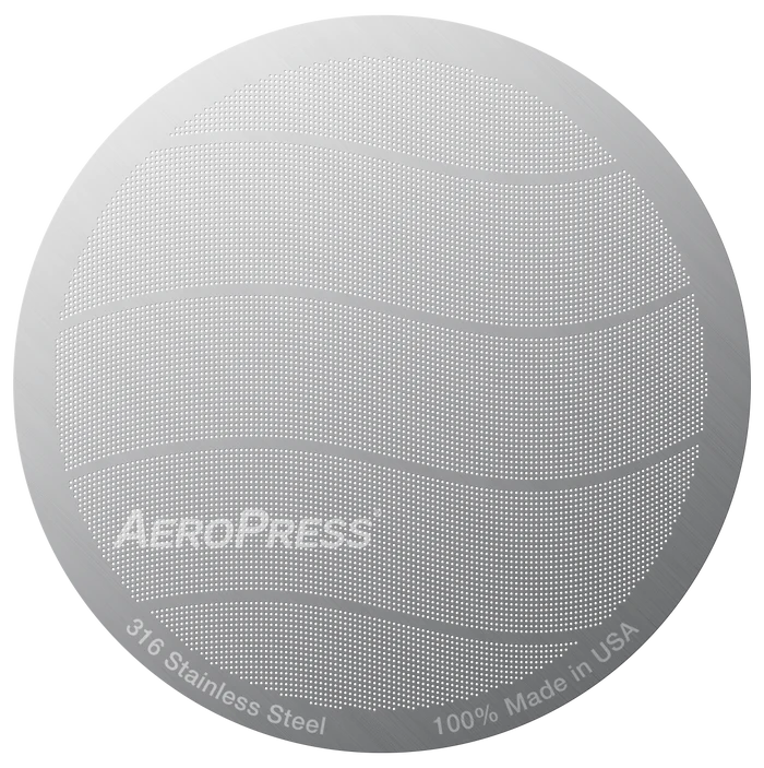 Aeropress stainless steel reusable filter – Carabello Coffee
