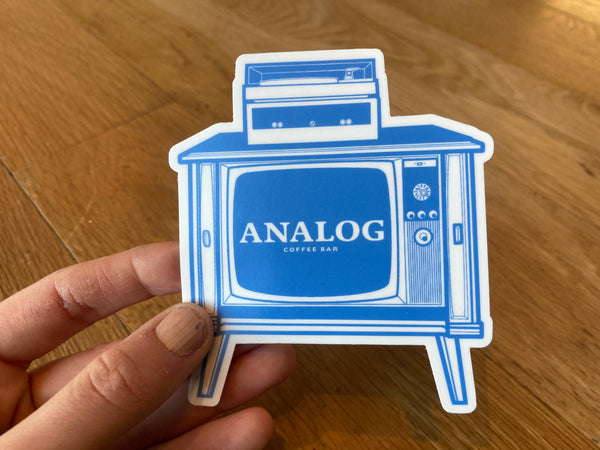 Analog Retro TV sticker
