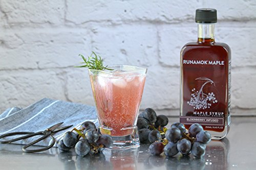 Elderberry Infused Maple Syrup