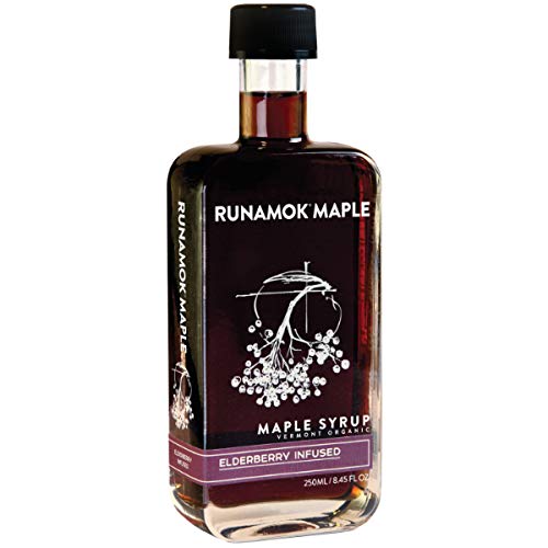 Elderberry Infused Maple Syrup